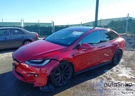 2023 Tesla Model X Dual Motor All-Wheel Drive/Standard Range из США, поврежденный, VIN 7SAXCDE54PF368245